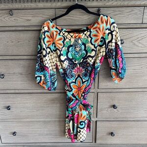 Lilly Pulitzer Vibrant Floral Midi Dress